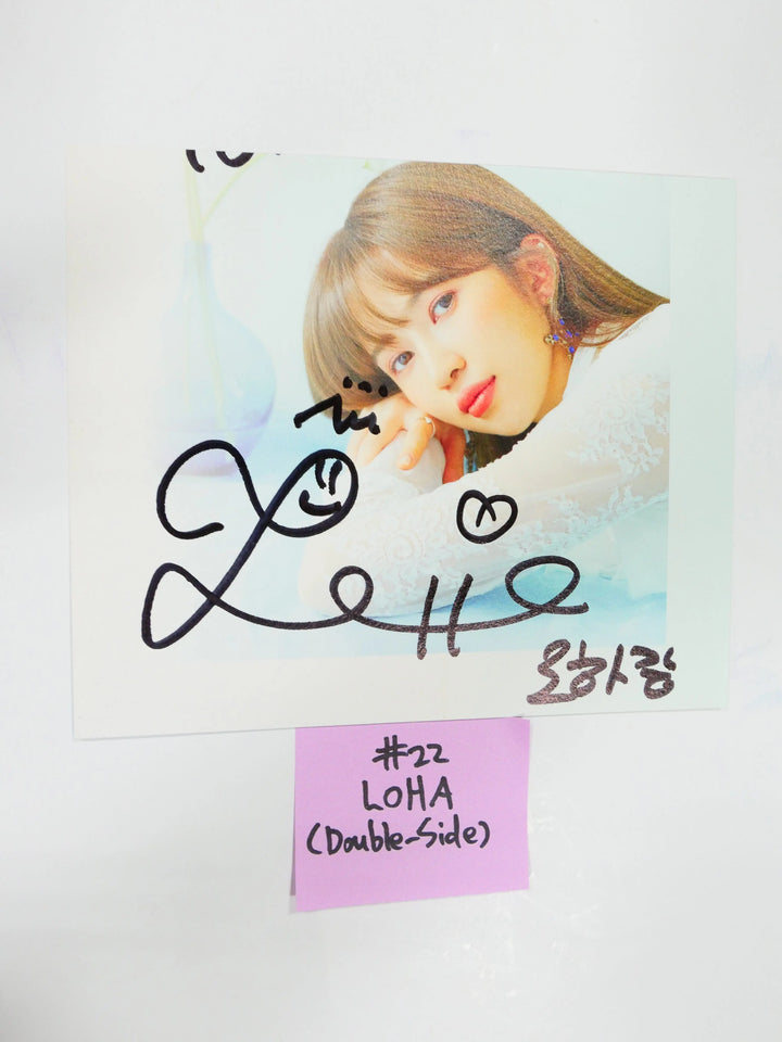 Nature - A Cut Page From Fansign Event Albums (LU, CHAE BIN, HARU, LOHA) - HALLYUSUPERSTORE