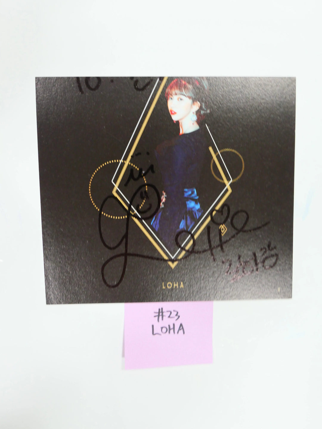 Nature - A Cut Page From Fansign Event Albums (LU, CHAE BIN, HARU, LOHA) - HALLYUSUPERSTORE