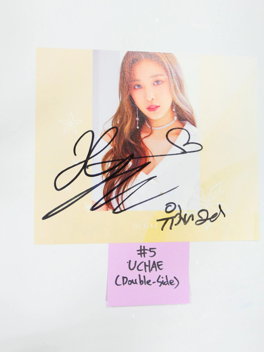 Nature - A Cut Page From Fansign Event Albums (UCHAE, SUNSHINE, GAGA) - HALLYUSUPERSTORE