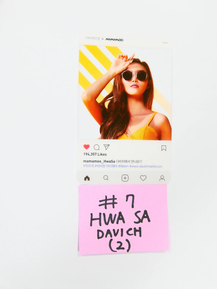 Mamamoo -Official &amp; Ever Bikini, Davich Photocard (OLD) (2) - HALLYUSUPERSTORE
