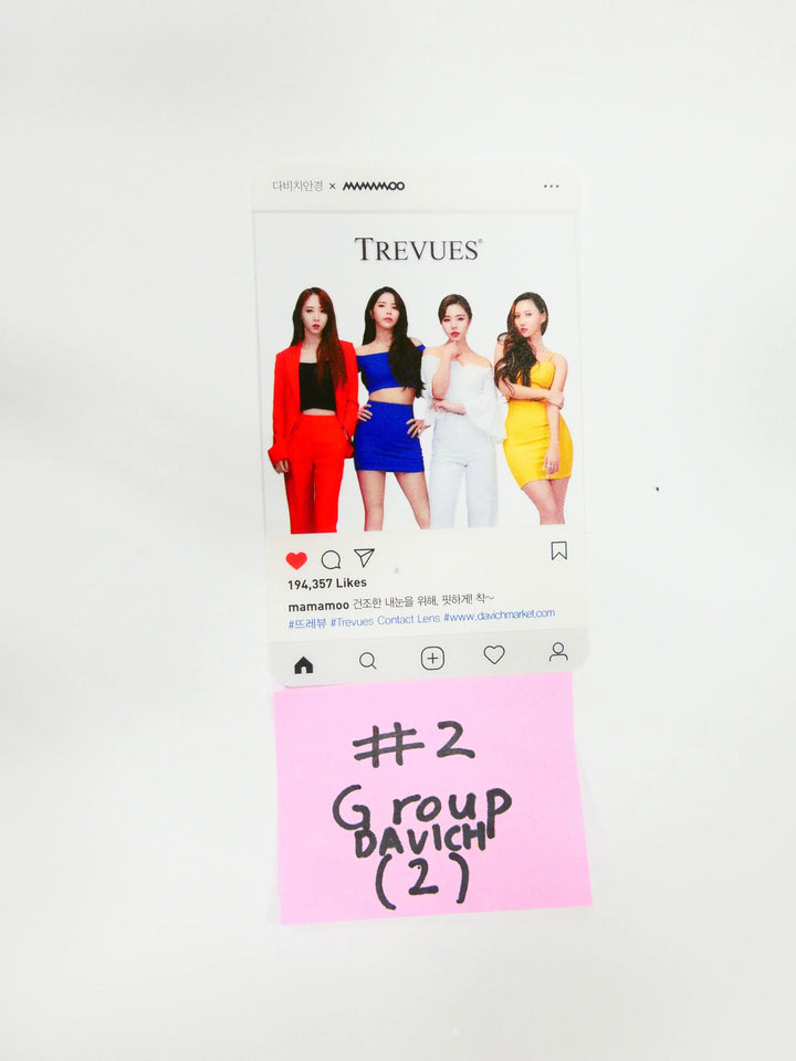 Mamamoo -Official &amp; Ever Bikini, Davich Photocard (OLD) (2) - HALLYUSUPERSTORE