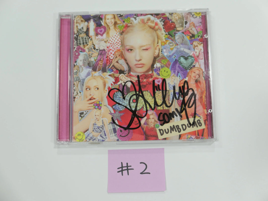 Somi "dumb dumb" - Hand Autographed(Signed) Promo Digital Single Album ( Restocked 5/10 ) - HALLYUSUPERSTORE