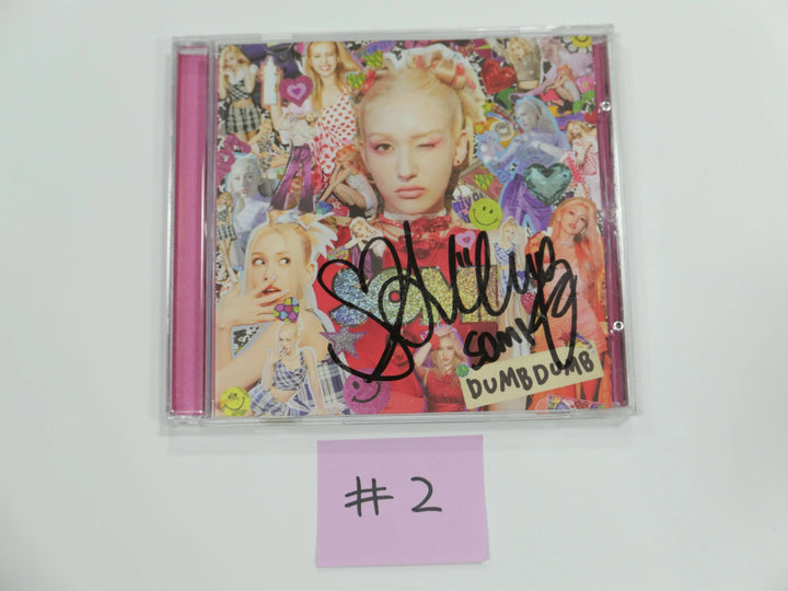 Somi "dumb dumb" - Hand Autographed(Signed) Promo Digital Single Album ( Restocked 5/10 ) - HALLYUSUPERSTORE