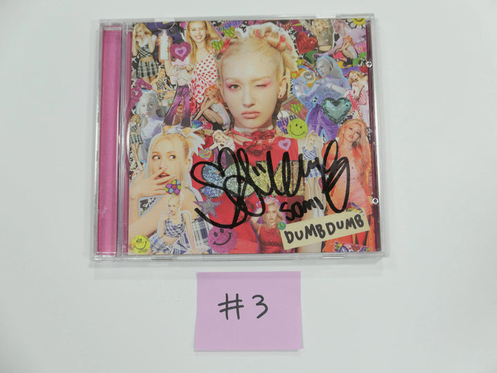 Somi "dumb dumb" - Hand Autographed(Signed) Promo Digital Single Album ( Restocked 5/10 ) - HALLYUSUPERSTORE