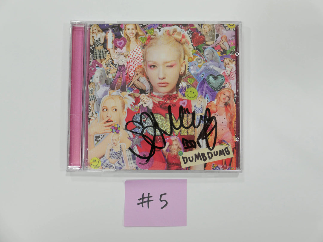 Somi "dumb dumb" - Hand Autographed(Signed) Promo Digital Single Album ( Restocked 5/10 ) - HALLYUSUPERSTORE