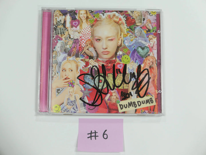 Somi "dumb dumb" - Hand Autographed(Signed) Promo Digital Single Album ( Restocked 5/10 ) - HALLYUSUPERSTORE
