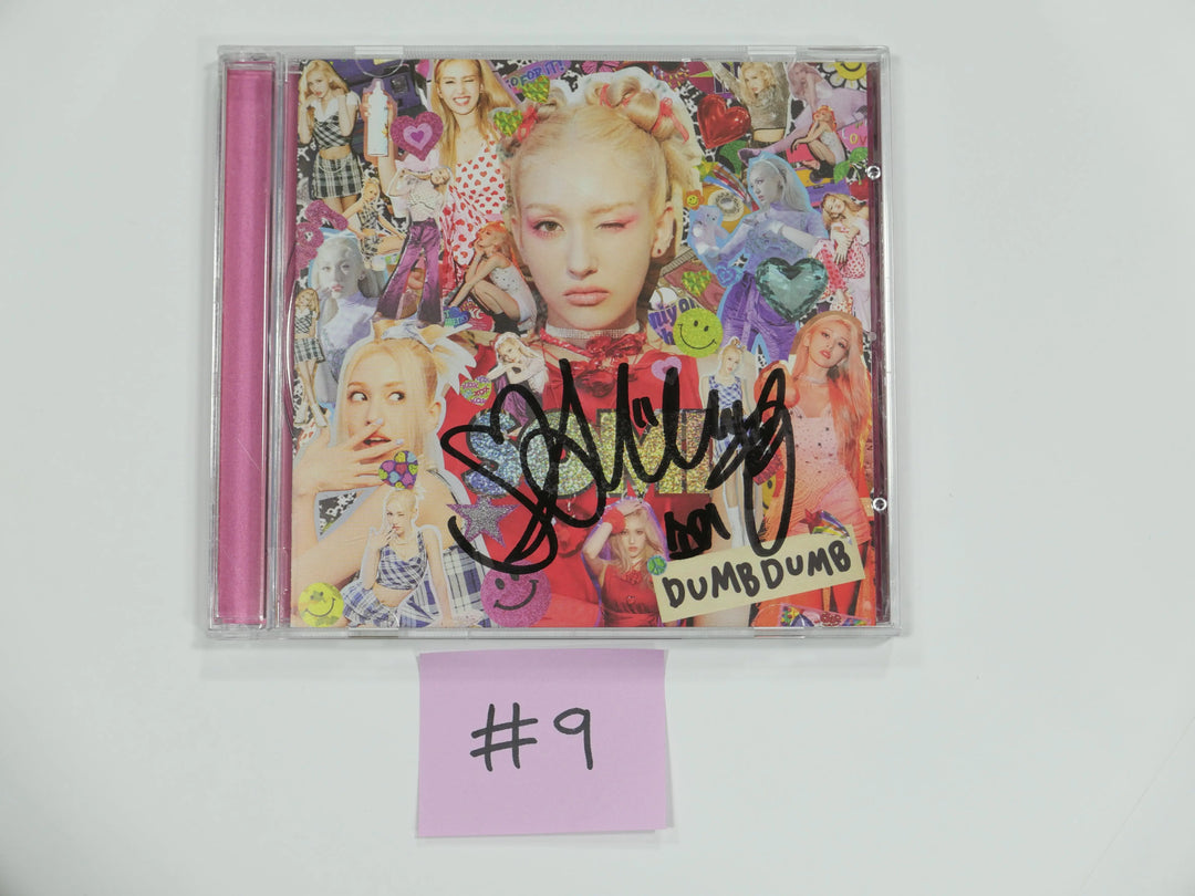 Somi "dumb dumb" - Hand Autographed(Signed) Promo Digital Single Album ( Restocked 5/10 ) - HALLYUSUPERSTORE
