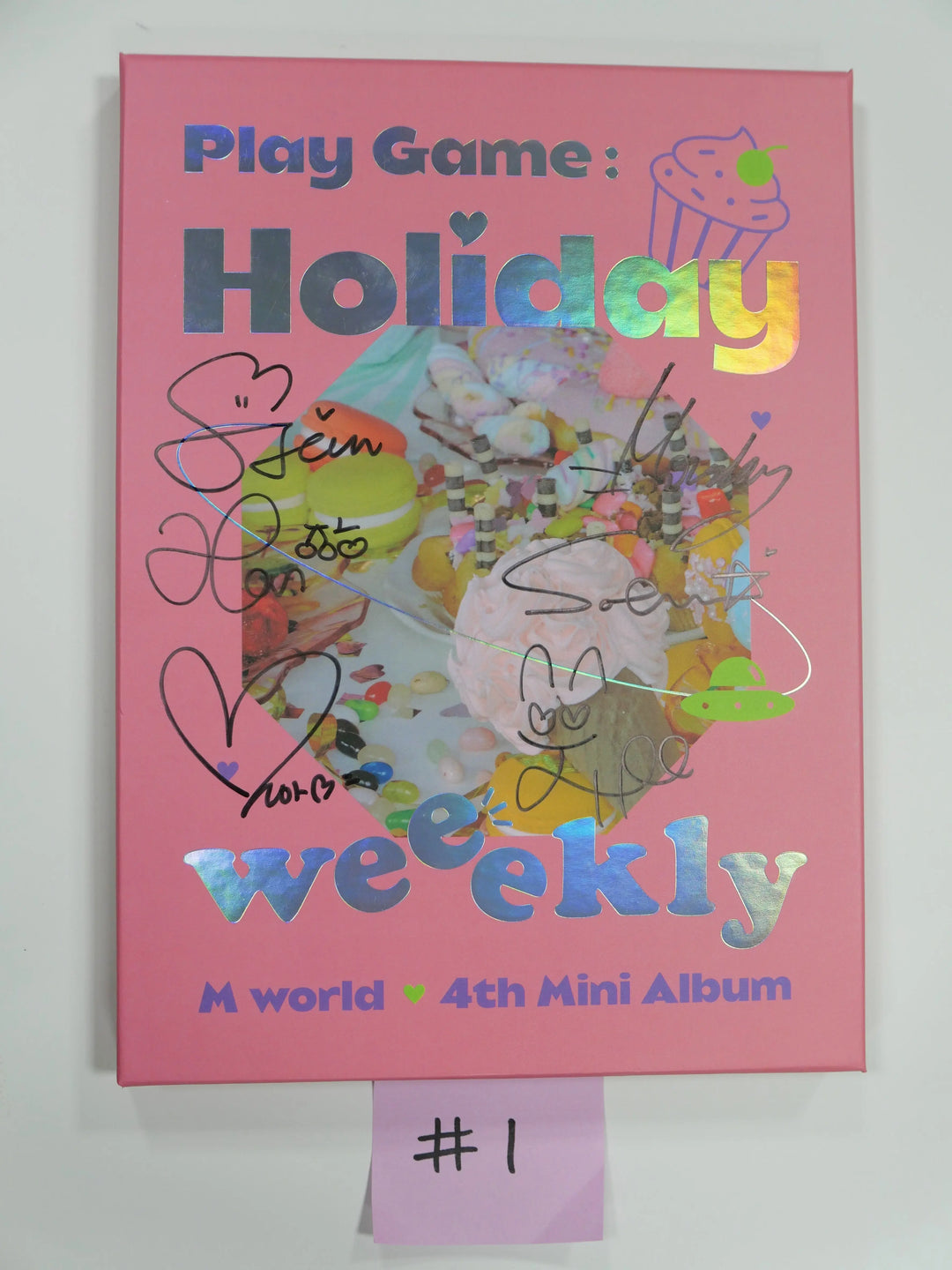 Weeekly "Play Game : Holiday Party" 4th Mini - Autographed Promo Album (Updated 8/12) - HALLYUSUPERSTORE
