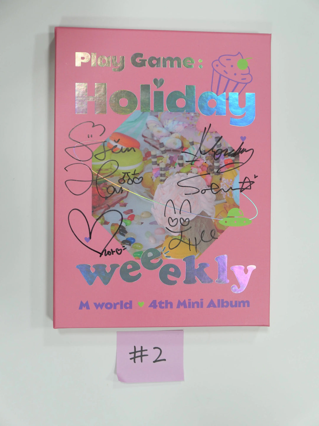 Weeekly "Play Game : Holiday Party" 4th Mini - Autographed Promo Album (Updated 8/12) - HALLYUSUPERSTORE