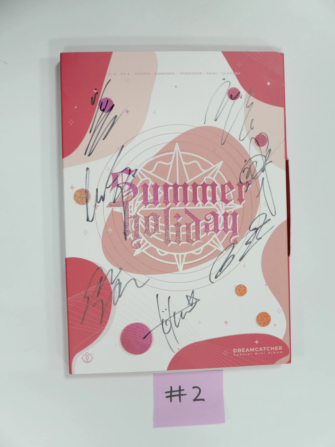 Dreamcatcher "Summer Holiday" 2nd Special Mini – Hand Autographed(Singed) Promo Album - HALLYUSUPERSTORE