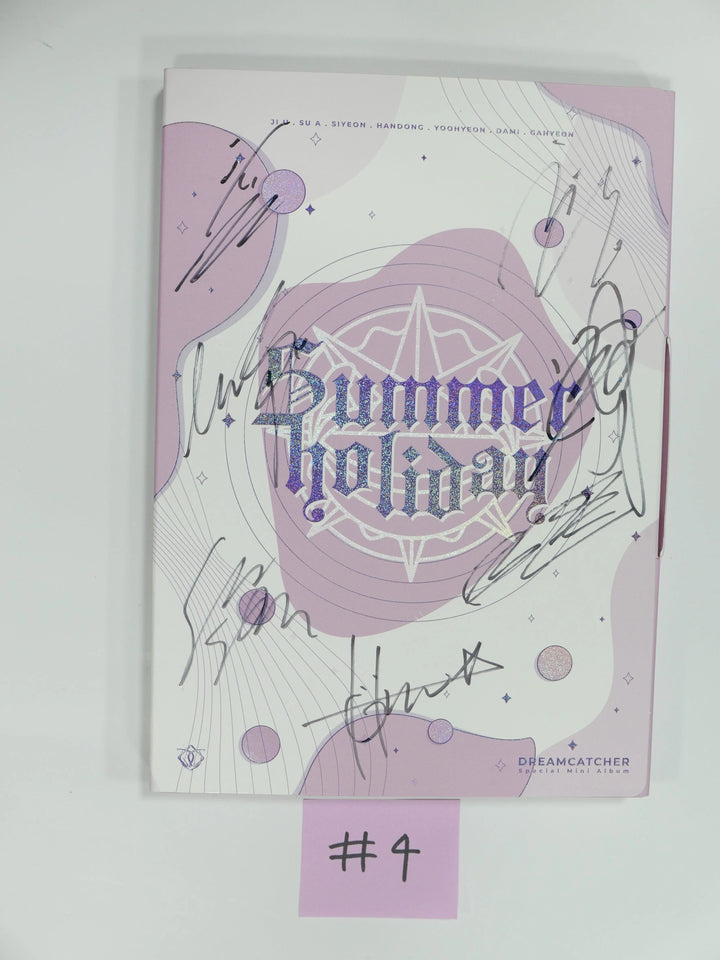 Dreamcatcher "Summer Holiday" 2nd Special Mini – Hand Autographed(Singed) Promo Album - HALLYUSUPERSTORE