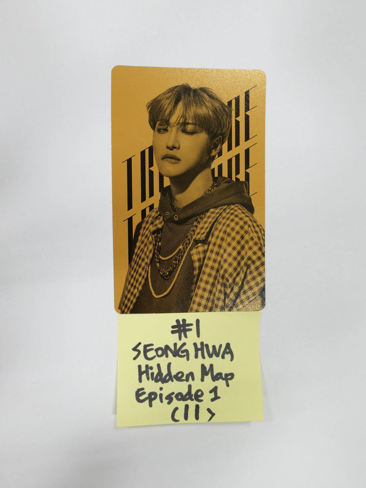 Ateez [Treasure : Hidden map] Episode.1 - Official Photocard - HALLYUSUPERSTORE