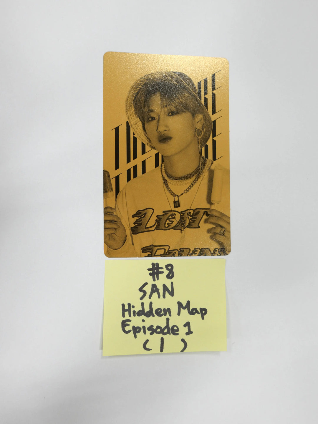 Ateez [Treasure : Hidden map] Episode.1 - Official Photocard - HALLYUSUPERSTORE