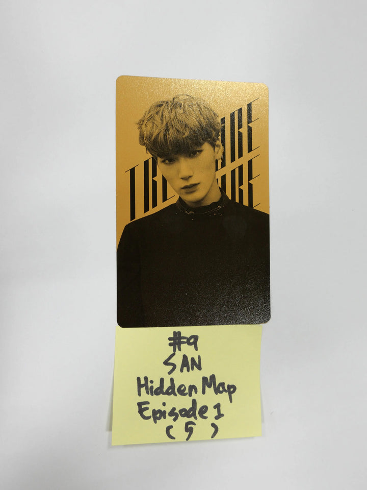 Ateez [Treasure : Hidden map] Episode.1 - Official Photocard - HALLYUSUPERSTORE