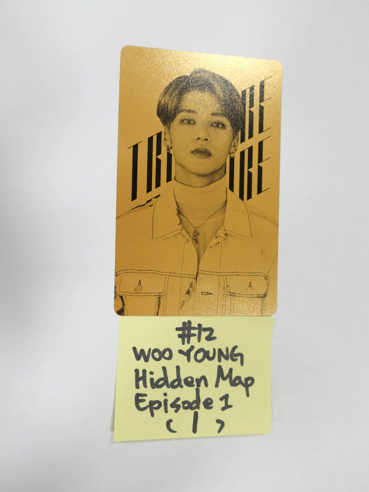 Ateez [Treasure : Hidden map] Episode.1 - Official Photocard - HALLYUSUPERSTORE