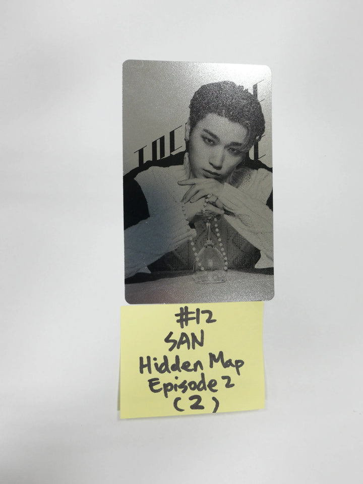 Ateez [Treasure : Hidden map] Episode.2 - Official Photocard - HALLYUSUPERSTORE