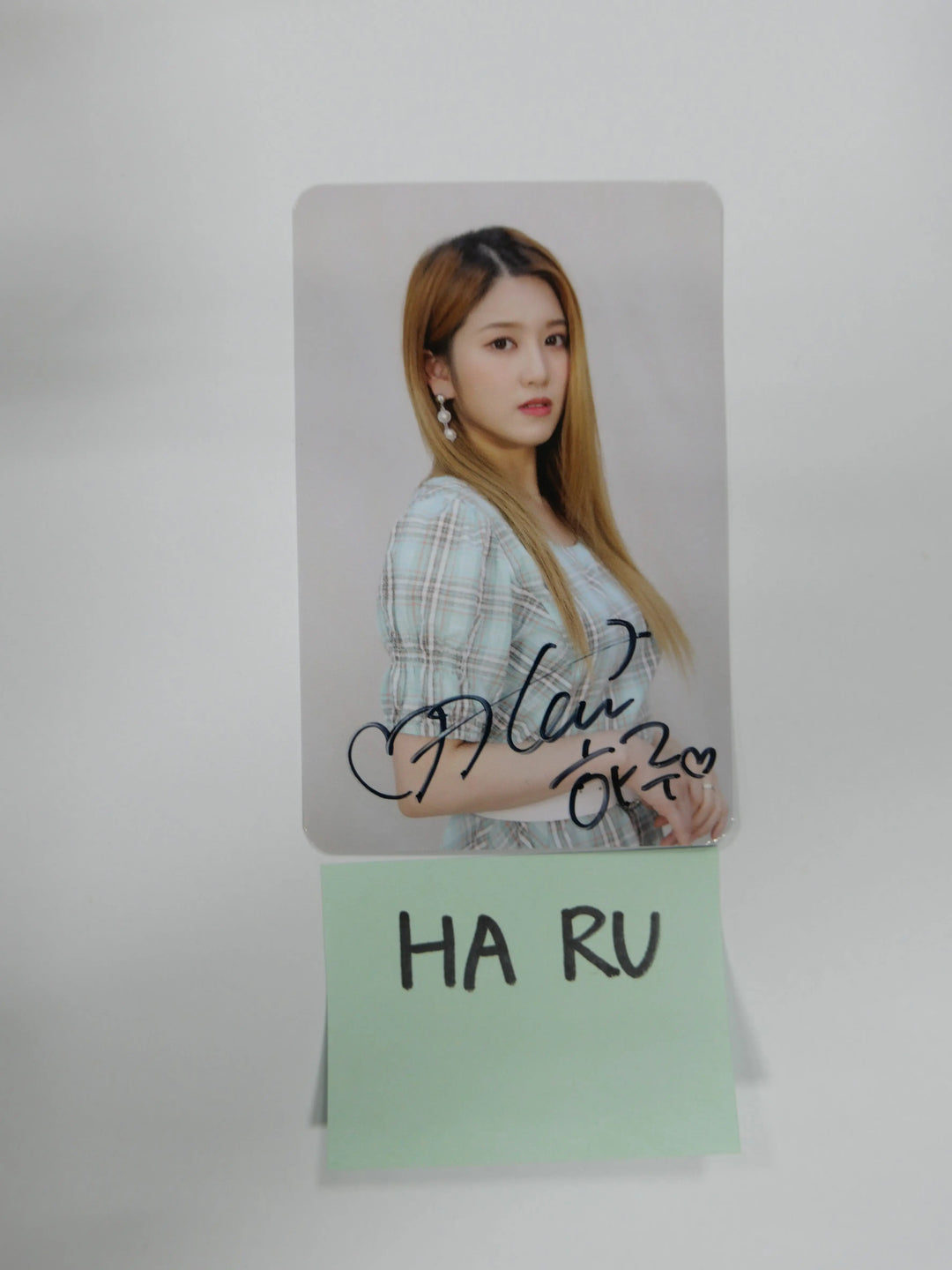 Nature 3rd Anniversary Fan Event - Hand Autographed(Signed) Photocard - HALLYUSUPERSTORE