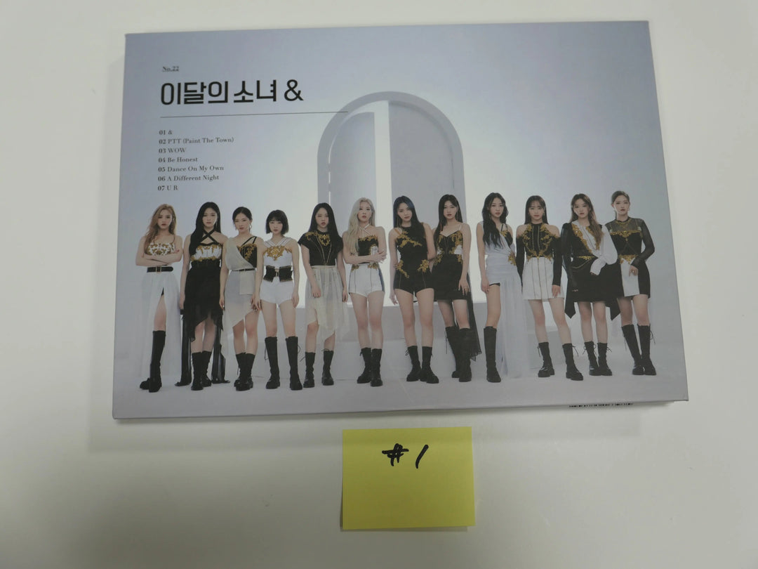 Loona "&amp;" - Hand Autographed(Signed) Album (Individual Member) - HALLYUSUPERSTORE