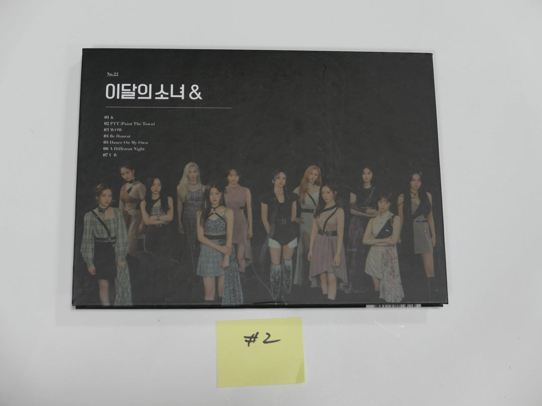 Loona "&amp;" - Hand Autographed(Signed) Album (Individual Member) - HALLYUSUPERSTORE