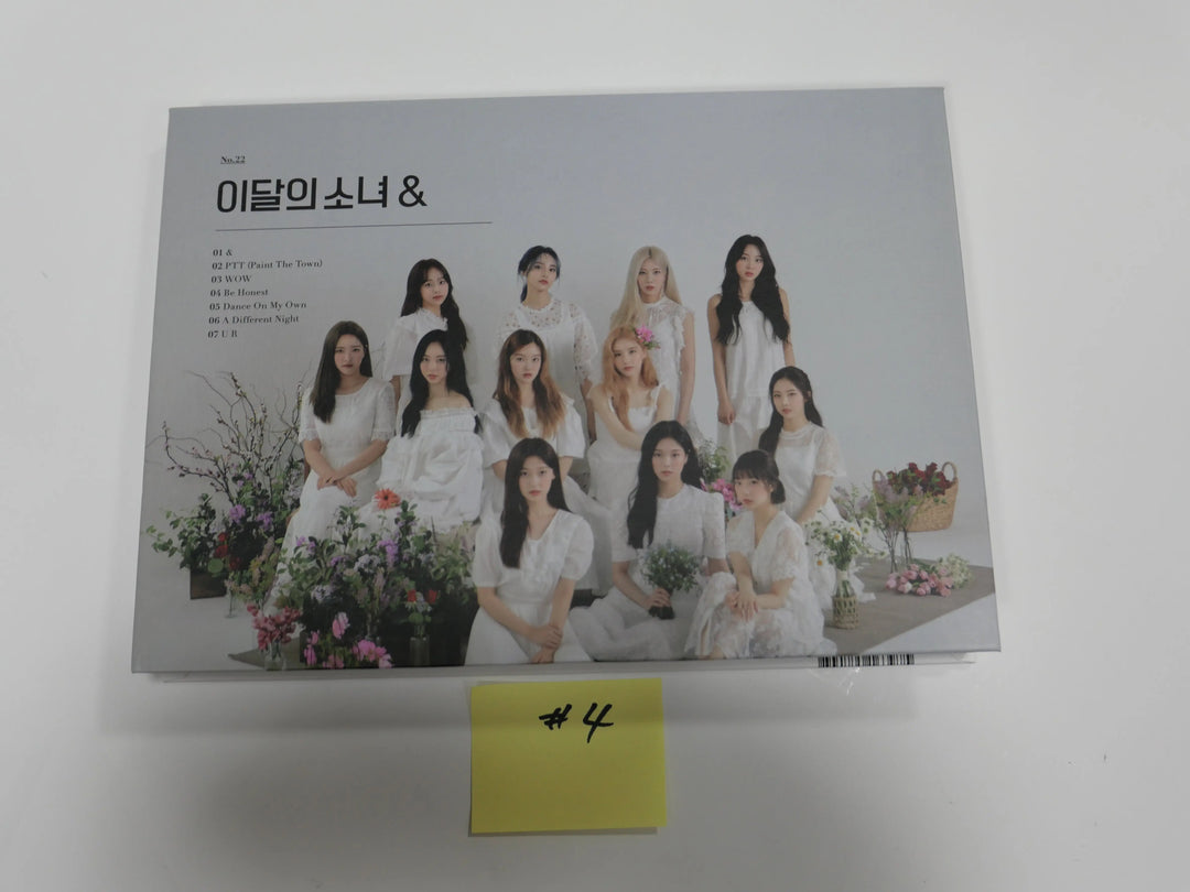 Loona "&amp;" - Hand Autographed(Signed) Album (Individual Member) - HALLYUSUPERSTORE