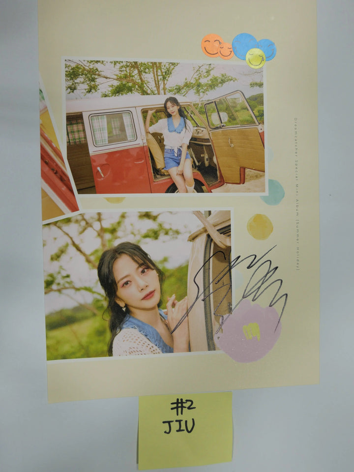 Dreamcatcher [Summer Holiday] – A Cut Page From Fansign Event Albums - HALLYUSUPERSTORE