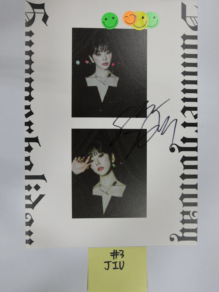 Dreamcatcher [Summer Holiday] – A Cut Page From Fansign Event Albums - HALLYUSUPERSTORE