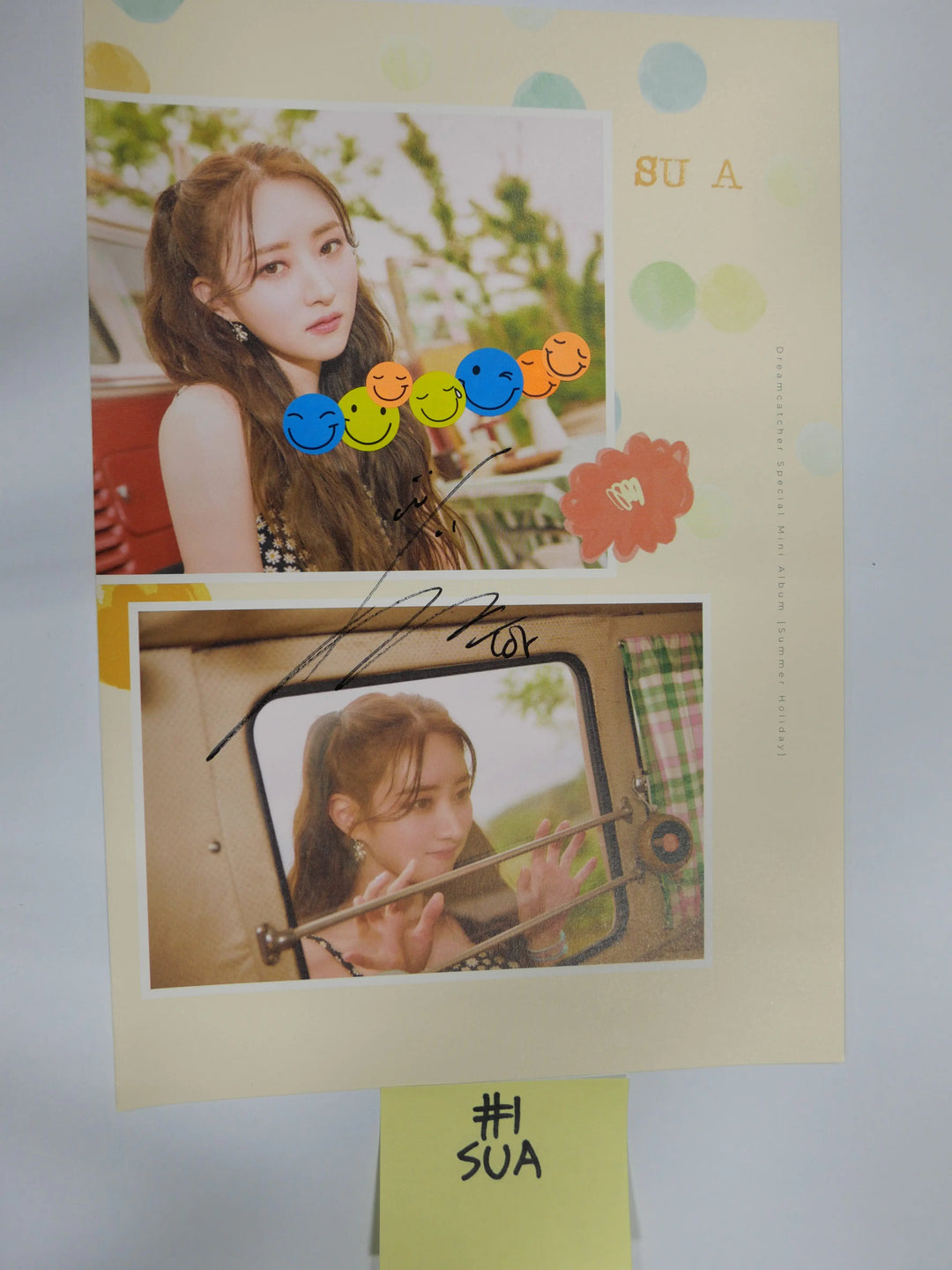 Dreamcatcher [Summer Holiday] – A Cut Page From Fansign Event Albums - HALLYUSUPERSTORE