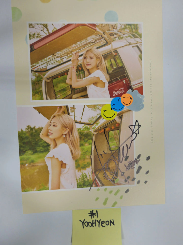 Dreamcatcher [Summer Holiday] – A Cut Page From Fansign Event Albums - HALLYUSUPERSTORE