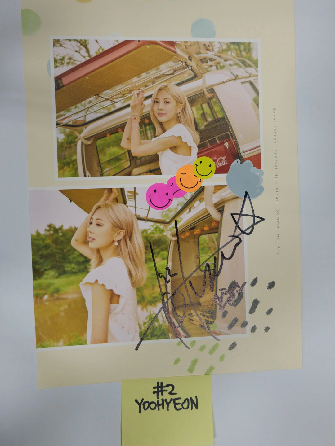 Dreamcatcher [Summer Holiday] – A Cut Page From Fansign Event Albums - HALLYUSUPERSTORE
