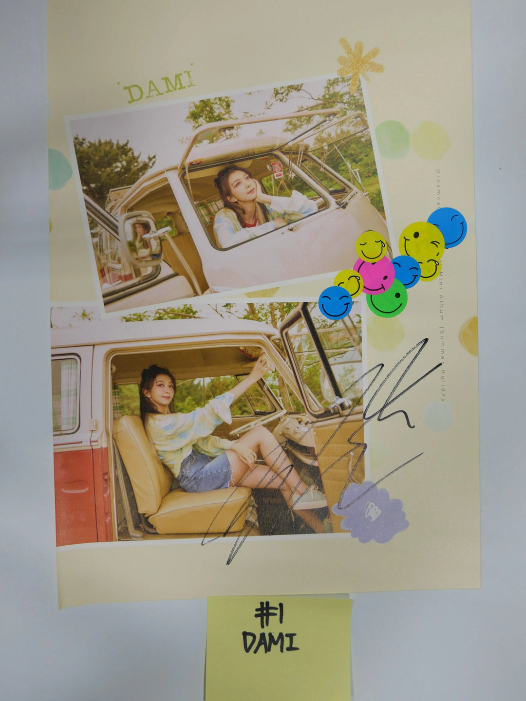 Dreamcatcher [Summer Holiday] – A Cut Page From Fansign Event Albums - HALLYUSUPERSTORE