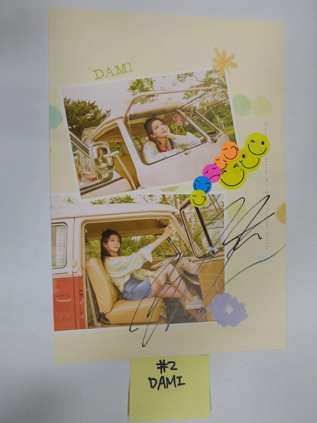 Dreamcatcher [Summer Holiday] – A Cut Page From Fansign Event Albums - HALLYUSUPERSTORE