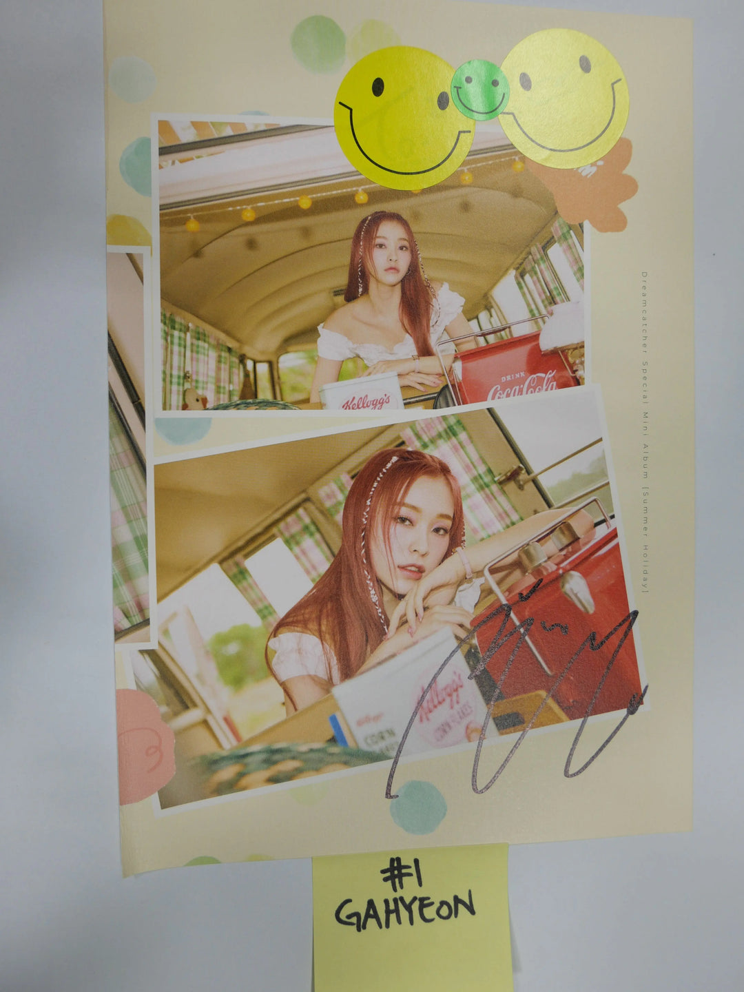 Dreamcatcher [Summer Holiday] – A Cut Page From Fansign Event Albums - HALLYUSUPERSTORE