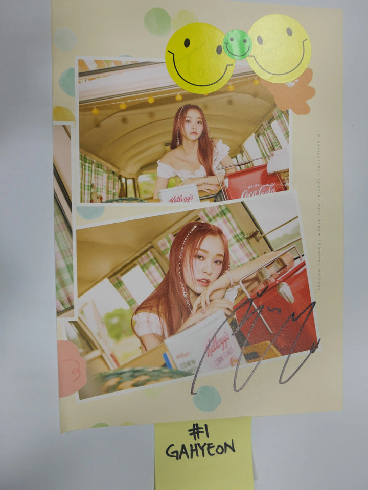 Dreamcatcher [Summer Holiday] – A Cut Page From Fansign Event Albums - HALLYUSUPERSTORE