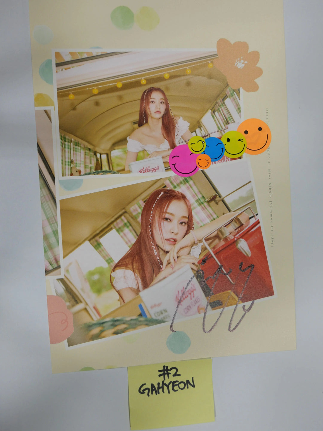 Dreamcatcher [Summer Holiday] – A Cut Page From Fansign Event Albums - HALLYUSUPERSTORE