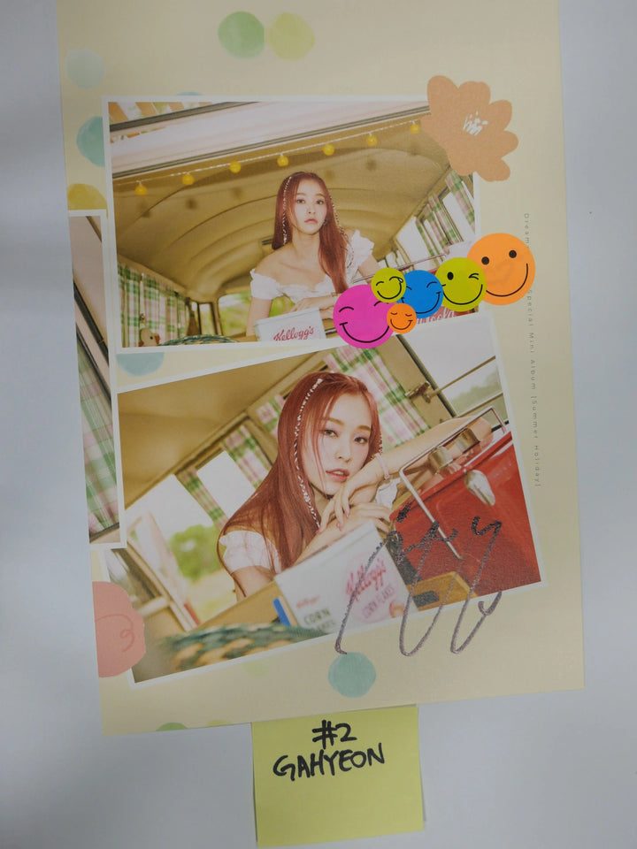 Dreamcatcher [Summer Holiday] – A Cut Page From Fansign Event Albums - HALLYUSUPERSTORE
