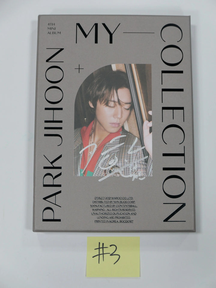 Park Ji Hoon "My Collection" 4th Mini - Hand Autographed (Signed) Promo Album - HALLYUSUPERSTORE