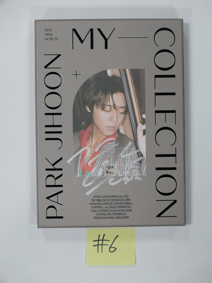 Park Ji Hoon "My Collection" 4th Mini - Hand Autographed (Signed) Promo Album - HALLYUSUPERSTORE