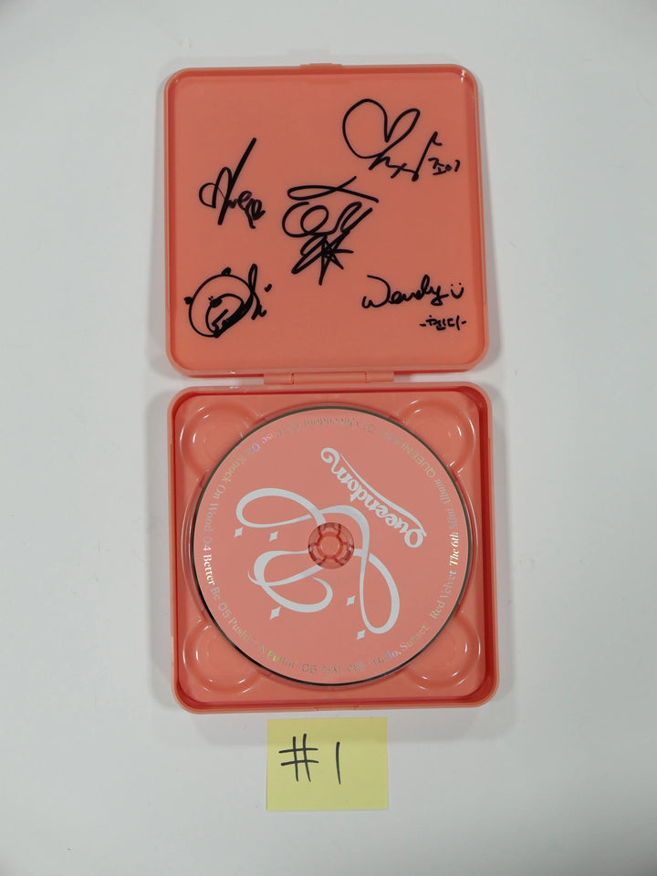 Red Velvet "Queendom" 6th Mini - Hand Autographed (Signed) Promo Album - HALLYUSUPERSTORE