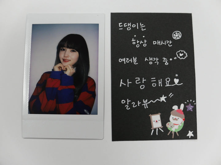 Dream Note - Broadcast Event Polaroid &amp; Hand Autographed(Signed) Message Card - HALLYUSUPERSTORE