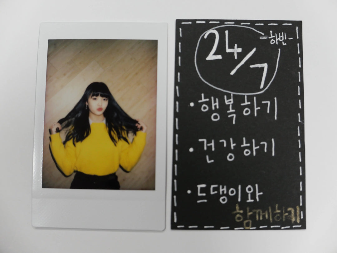 Dream Note - Broadcast Event Polaroid &amp; Hand Autographed(Signed) Message Card - HALLYUSUPERSTORE