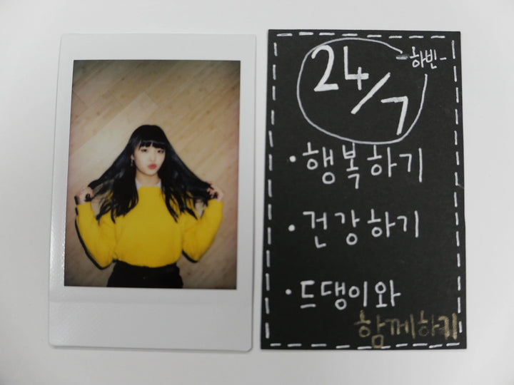 Dream Note - Broadcast Event Polaroid &amp; Hand Autographed(Signed) Message Card - HALLYUSUPERSTORE