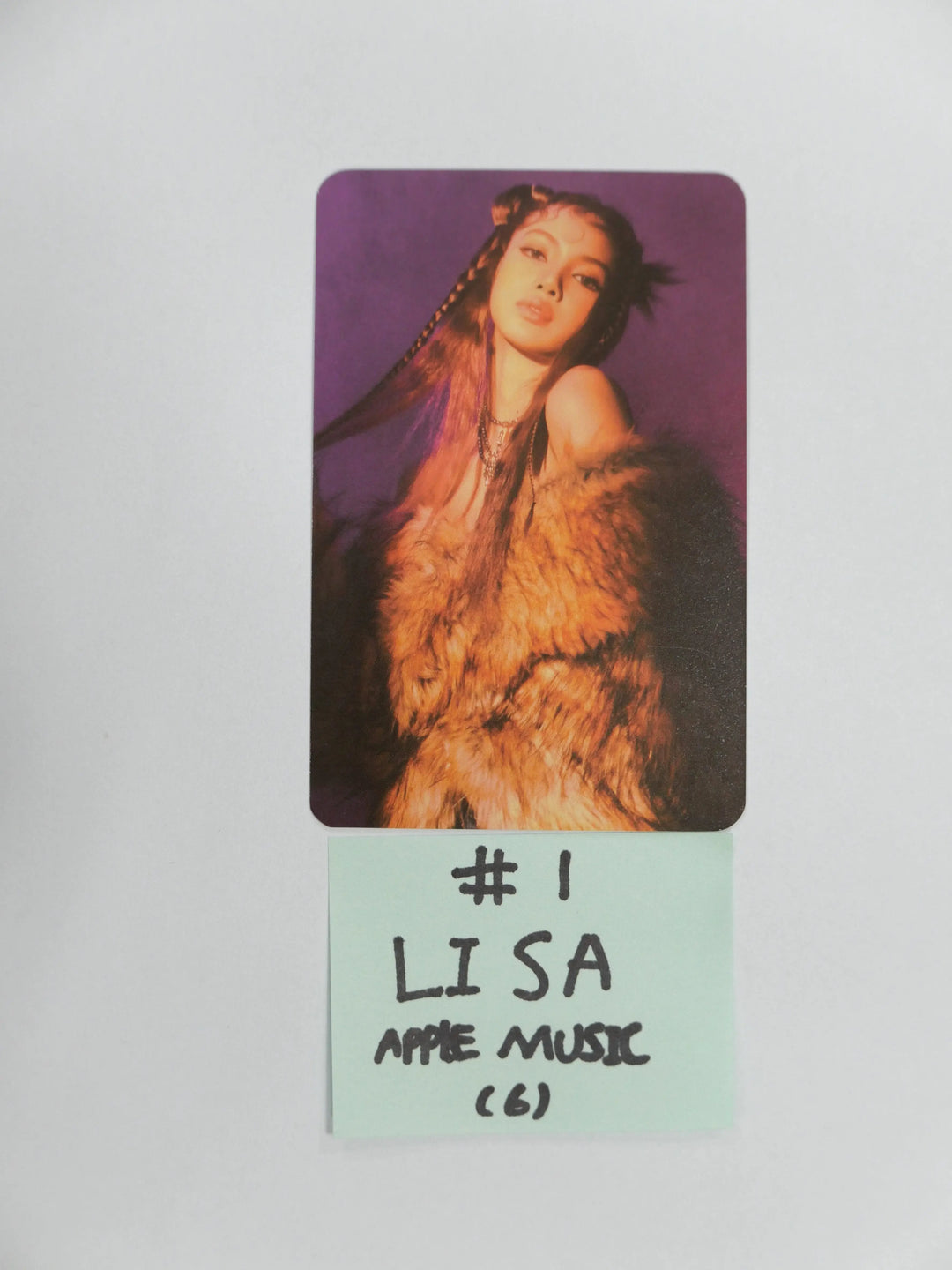 Lisa (of Blackpink) "LALISA" 1st Single - P.O.B &amp; Fansign Event Photocard - HALLYUSUPERSTORE