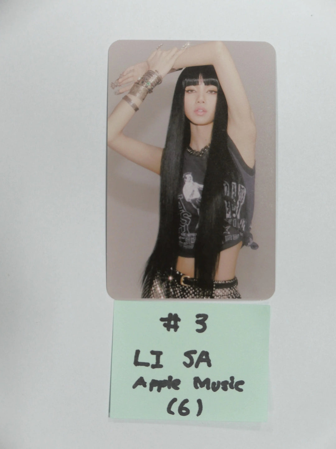 Lisa (of Blackpink) "LALISA" 1st Single - P.O.B &amp; Fansign Event Photocard - HALLYUSUPERSTORE
