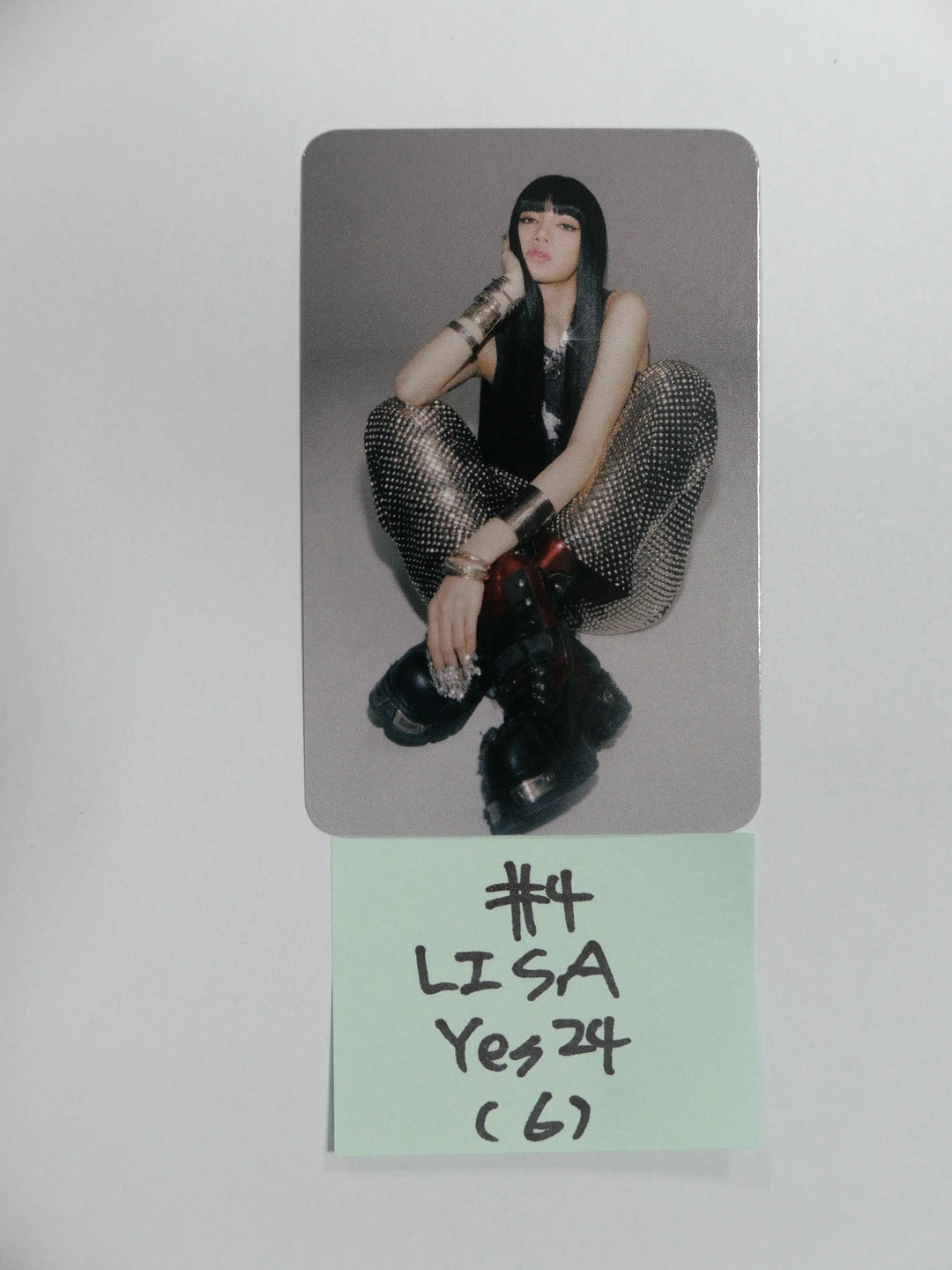 Lisa (of Blackpink) "LALISA" 1st Single - P.O.B &amp; Fansign Event Photocard - HALLYUSUPERSTORE