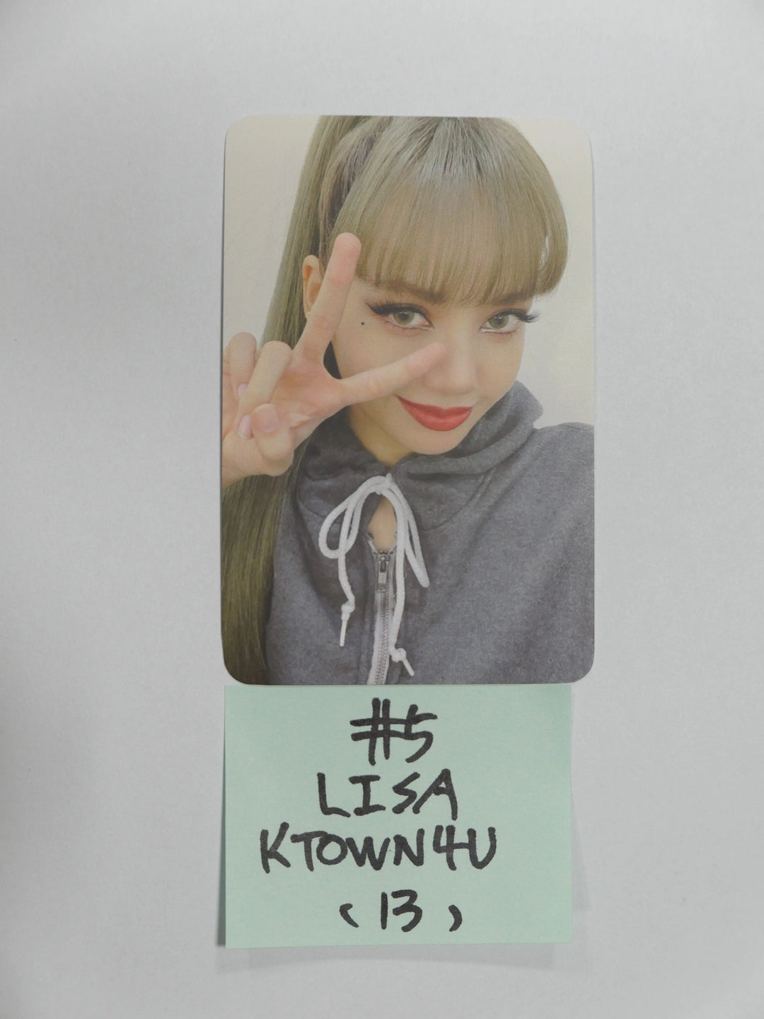 Lisa (of Blackpink) "LALISA" 1st Single - P.O.B &amp; Fansign Event Photocard - HALLYUSUPERSTORE