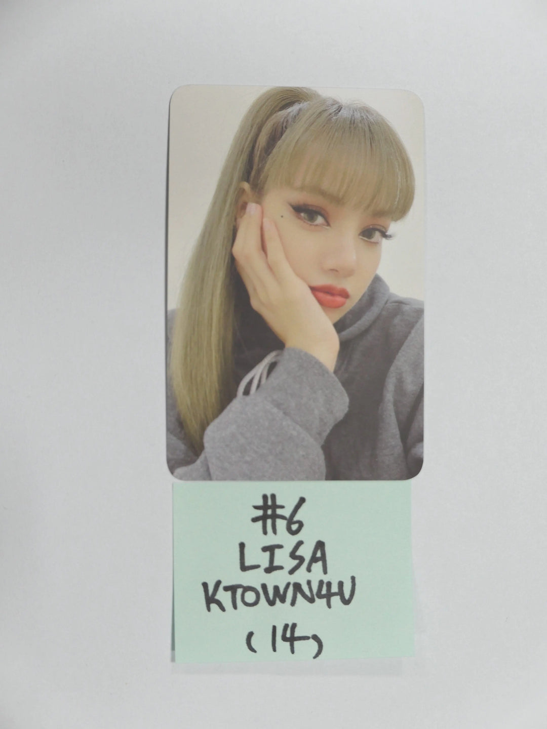 Lisa (of Blackpink) "LALISA" 1st Single - P.O.B &amp; Fansign Event Photocard - HALLYUSUPERSTORE