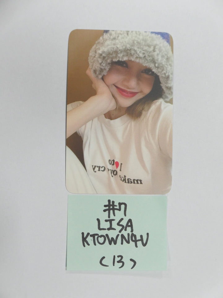 Lisa (of Blackpink) "LALISA" 1st Single - P.O.B &amp; Fansign Event Photocard - HALLYUSUPERSTORE