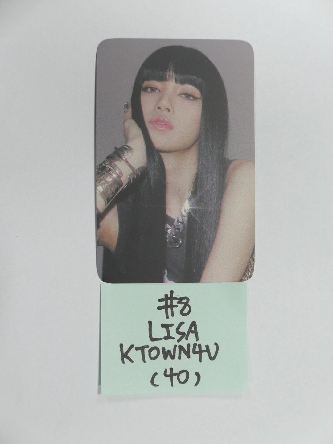 Lisa (of Blackpink) "LALISA" 1st Single - P.O.B &amp; Fansign Event Photocard - HALLYUSUPERSTORE
