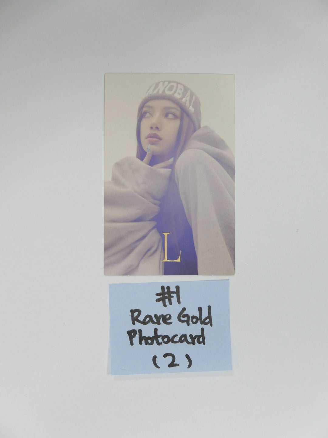 Lisa (of Blackpink) "LALISA" 1st Single - Rare Gold Photocard - HALLYUSUPERSTORE