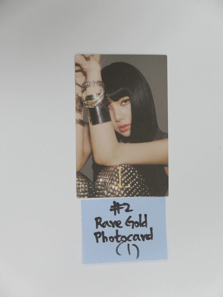 Lisa (of Blackpink) "LALISA" 1st Single - Rare Gold Photocard - HALLYUSUPERSTORE